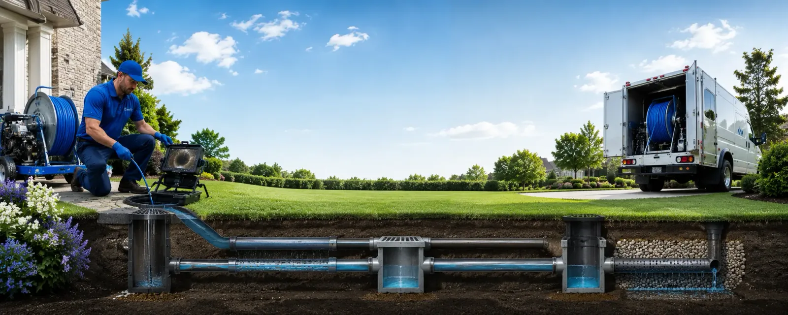 Outdoor drain cleaning information for Lovejoy, IL